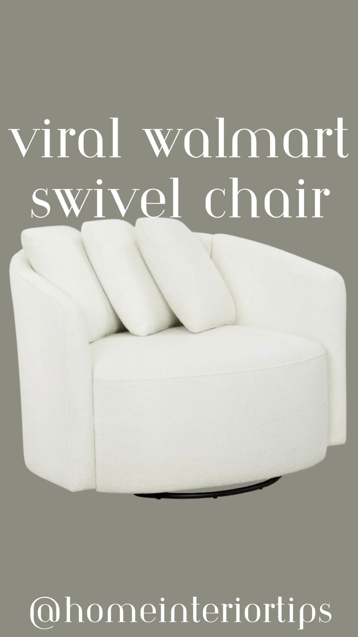 Viral Walmart swivel chair

#LTKhome