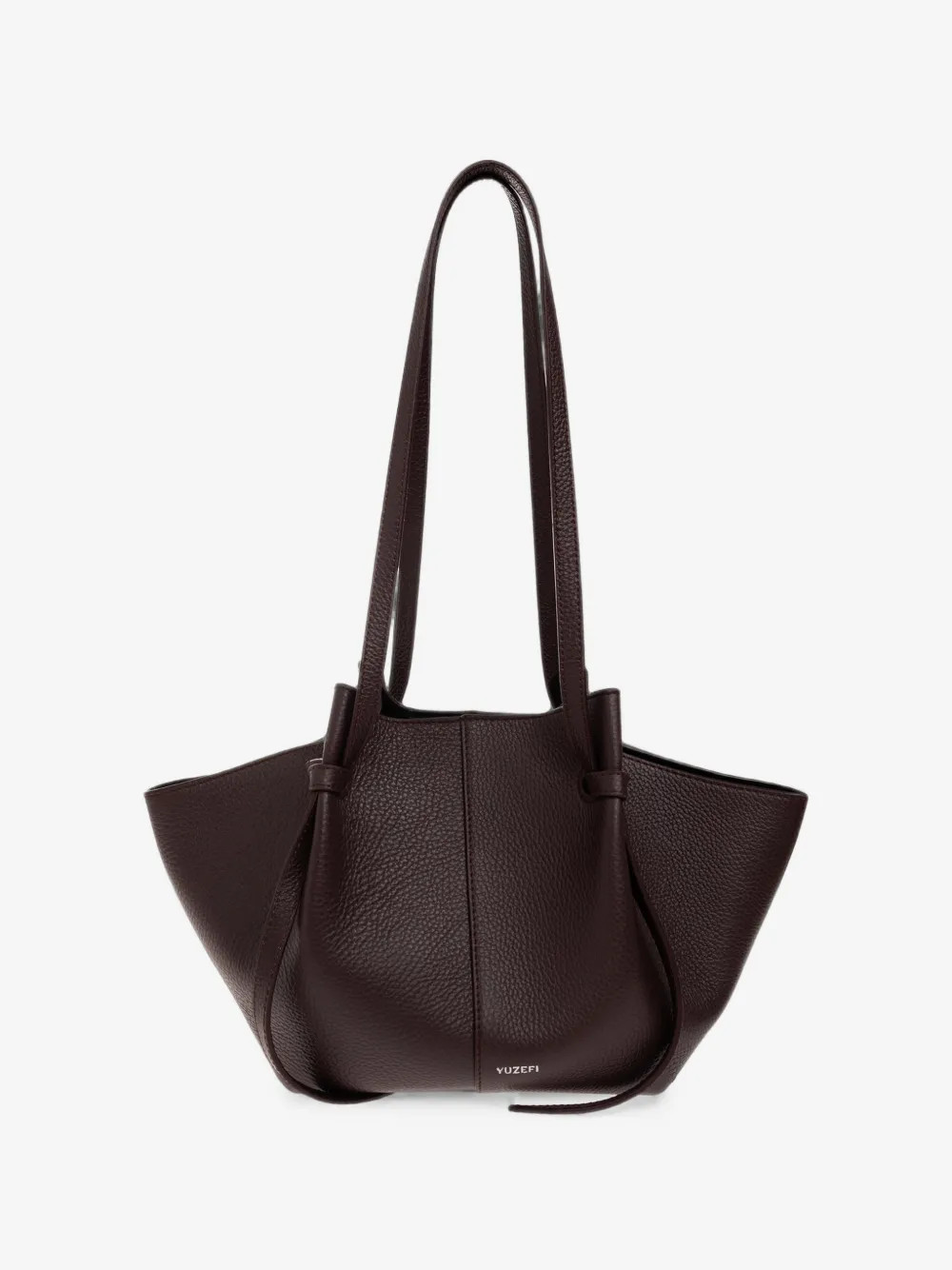 Yuzefi Mochi leather tote bag - Brown | Farfetch Global