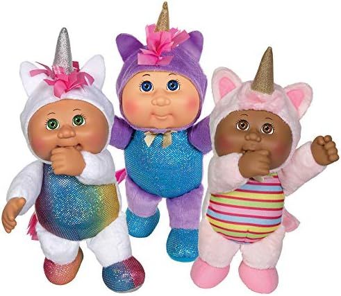Cabbage Patch Kids Cuties, Fantasy Friends, 9" 3-Pack - Realistic CPK Babies Dressed as Magical Unic | Amazon (US)