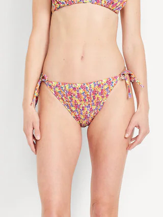 Mid-Rise String Bikini Swim Bottoms | Old Navy (US)