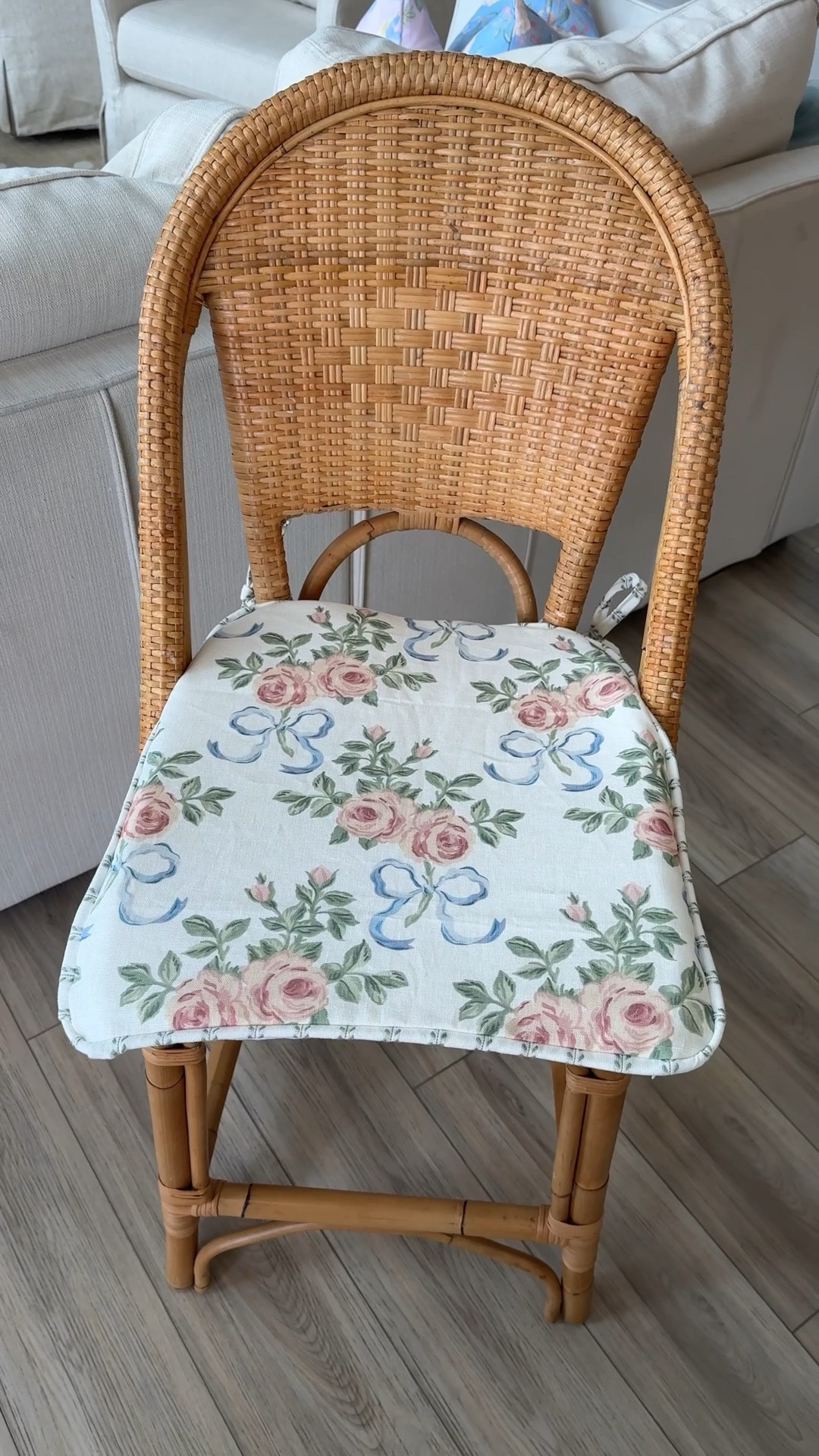 The prettiest grandmillennial  barstool cushions we had made! 

#LTKdayinmylife #LTKmomlife #LTKHome