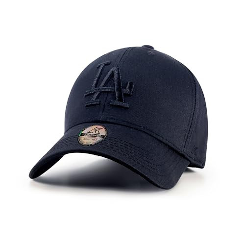 Premium LA Dodger’s Hat Clean Up Adjustable Strapback Hat | Crafted from Pure Cotton Fabric | Suitable for Men and Women | Design for Indoor & Also Outdoor Sports Activity | Black with Black | Amazon (US)