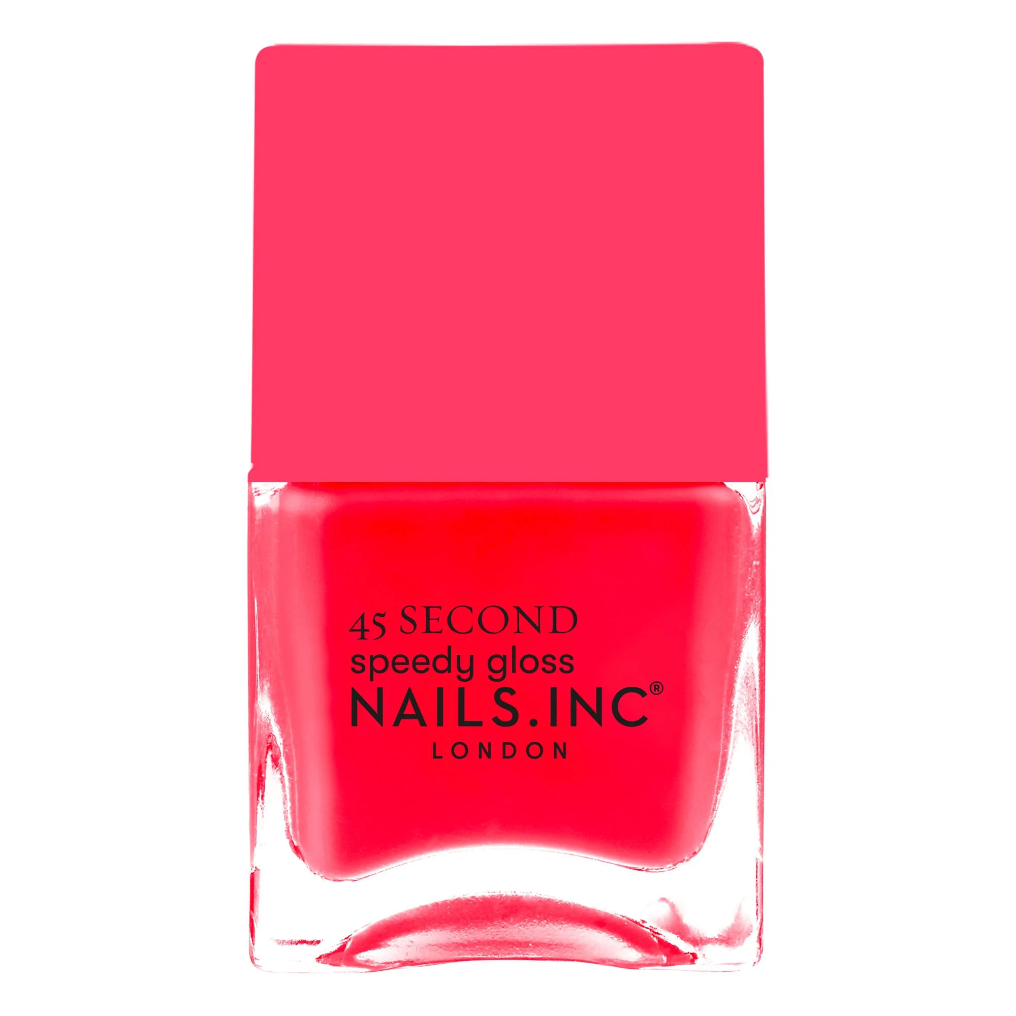 Nails.INC Quick Drying Nail Polish, Charlie, Coral Pink, 0.47 fl oz | Walmart (US)