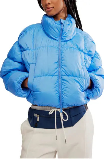 Free People FP Movement In a Bubble Puffer Jacket in Rivera Blue at Nordstrom Rack, Size Small | Nordstrom Rack