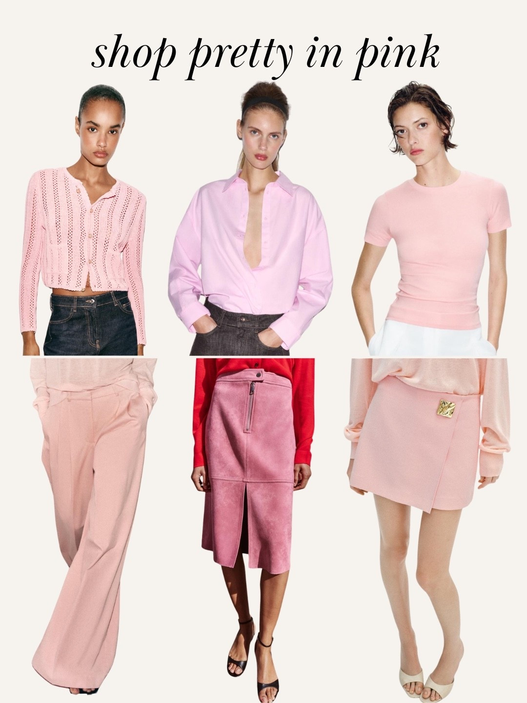 Pretty pink tops and bottoms for spring! 

#LTKSeasonal