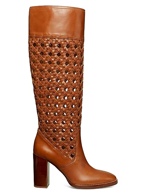 Basketweave Tall Boot | Saks Fifth Avenue