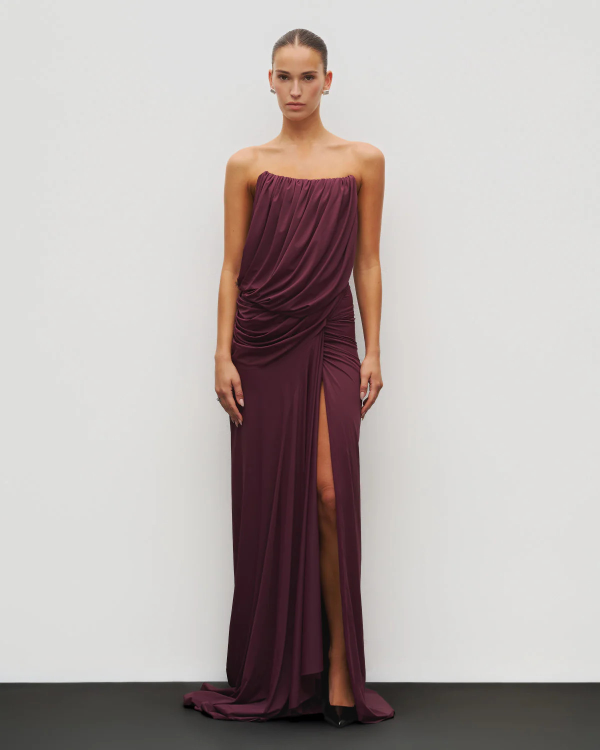 The Gathered Drape Gown | Heiress Beverly Hills
