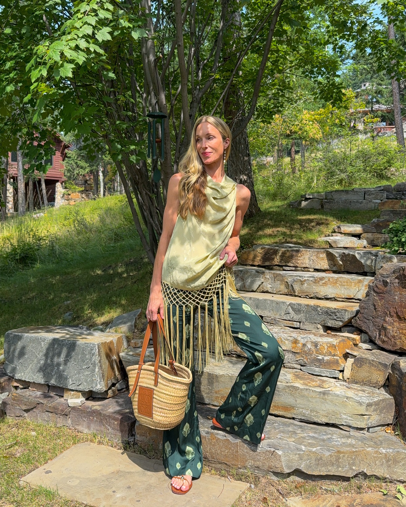 Fringe summer look ✨ XS Zara fringe top, 34/2 Sandro printed pants, sandals TTS.
Similar bag and earrings linked!

summer to fall outfits, summer to fall style, zara fall, fall pants, transitional outfits, summer to fall transition outfits

#LTKgrwm #LTKSeasonal #LTKootd