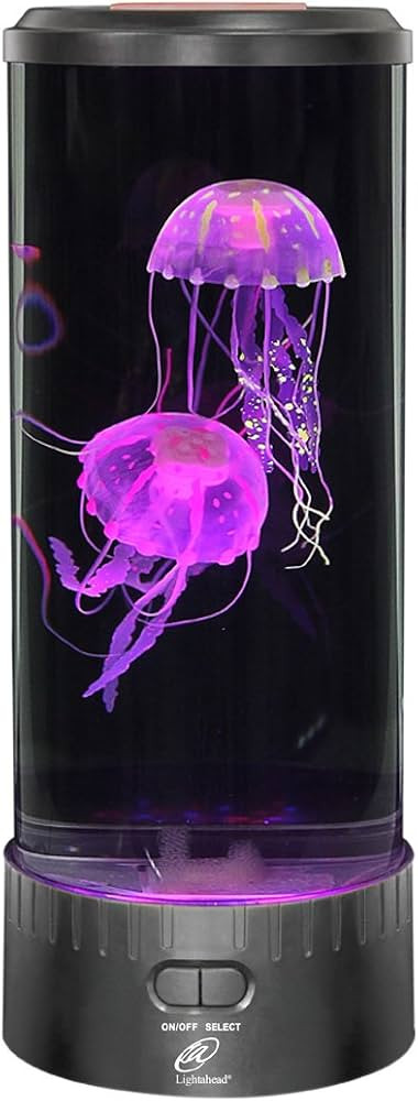 Lightahead LED Jellyfish Lava Lamp Round with Vibrant 5 Color Changing Light Effects. The Ultimat... | Amazon (US)