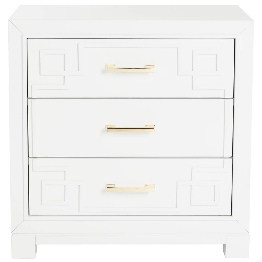 Raina Side Table - White - Safavieh | Target