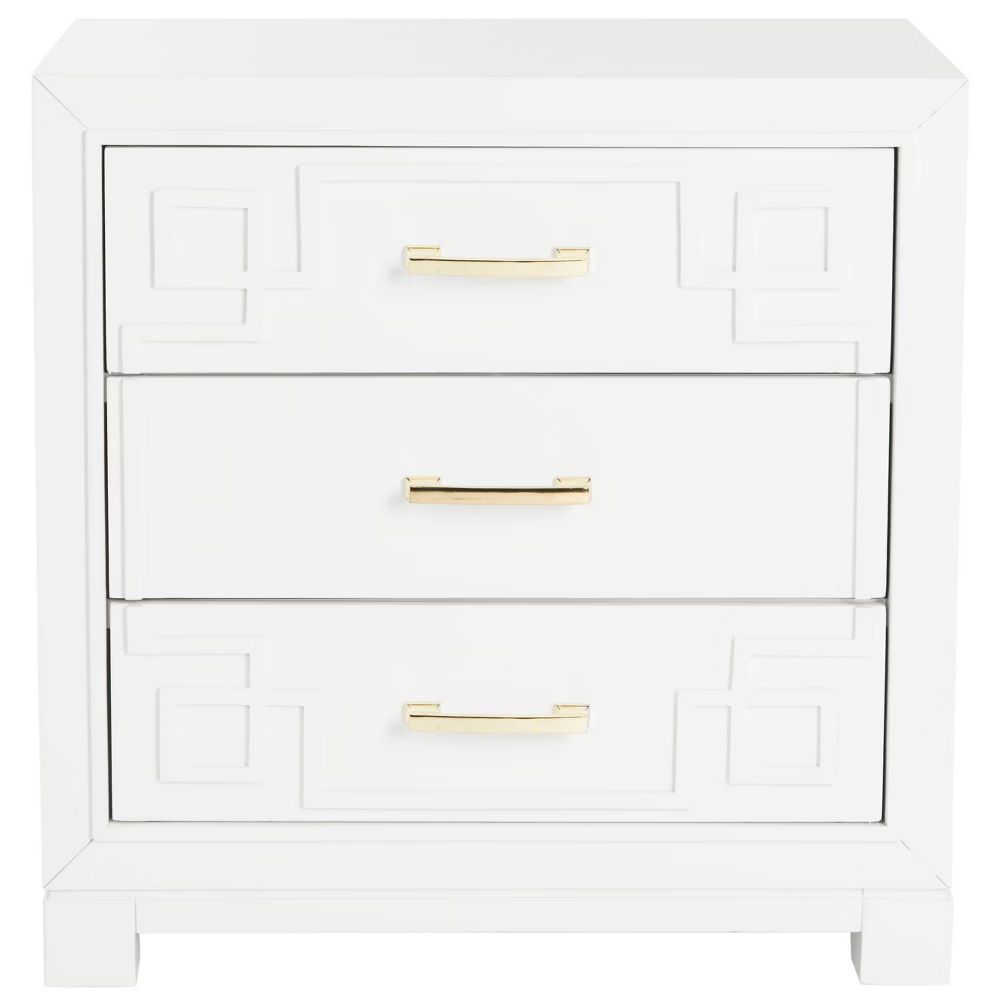 Raina Side Table - White - Safavieh | Target