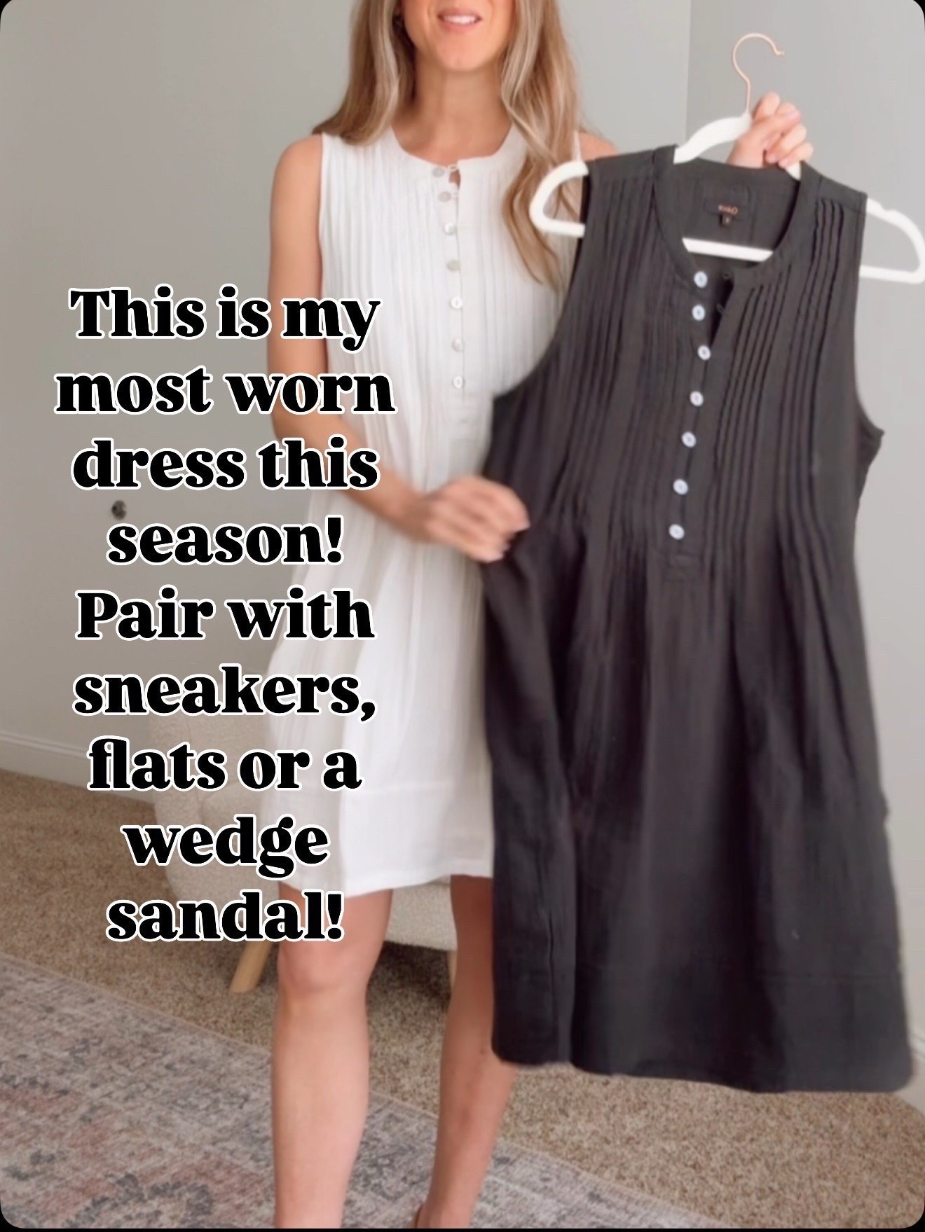 This is the dress I wear on repeat because it’s that easy and flattering.

black summer dress, sleeveless dress women, casual summer outfits, everyday dresses, women over 40 style, versatile dress outfit, travel outfits women, comfortable dresses, spring summer outfits, capsule wardrobe, easy outfit ideas



#LTKOver40 #LTKSeasonal #LTKTravel