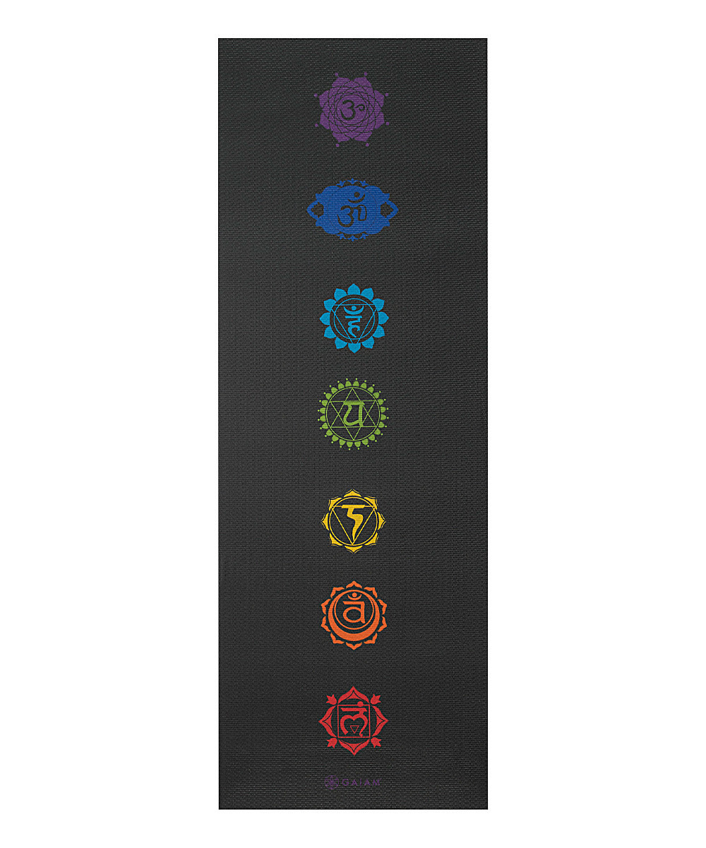 Gaiam Yoga Mats - Black Chakra 6-mm Yoga Mat | Zulily