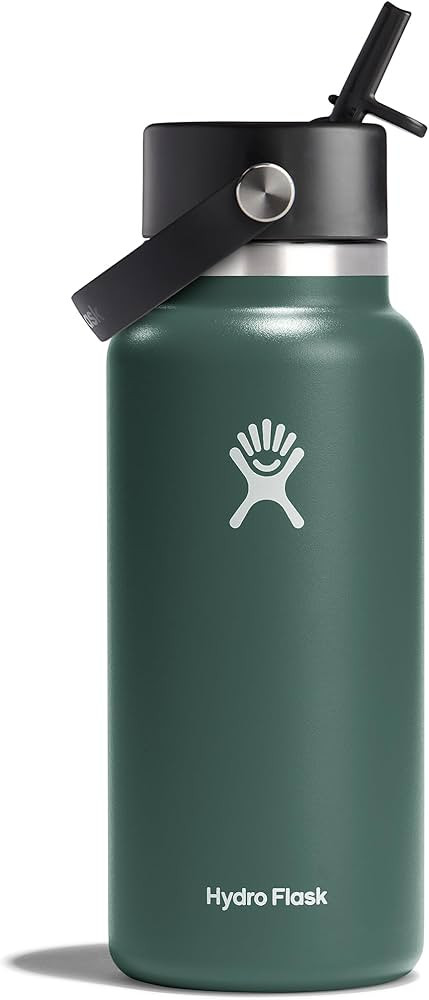 Hydro Flask Wide Flex Straw Cap Fir 32 Oz | Amazon (US)