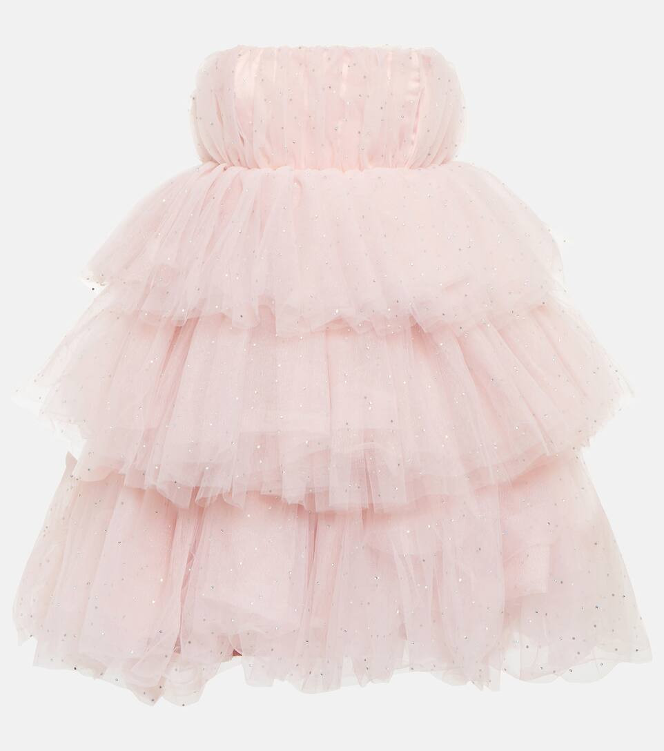 Embellished strapless tulle minidress | Mytheresa (US/CA)