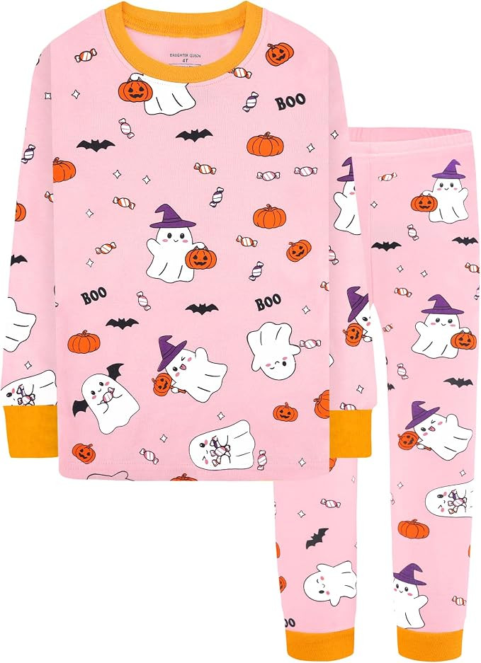 Boys & Girls 100% Cotton Halloween & Christmas PJS 18M-12Y | Amazon (US)