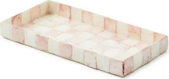Rosy Check® Capiz Vanity Tray | Nordstrom