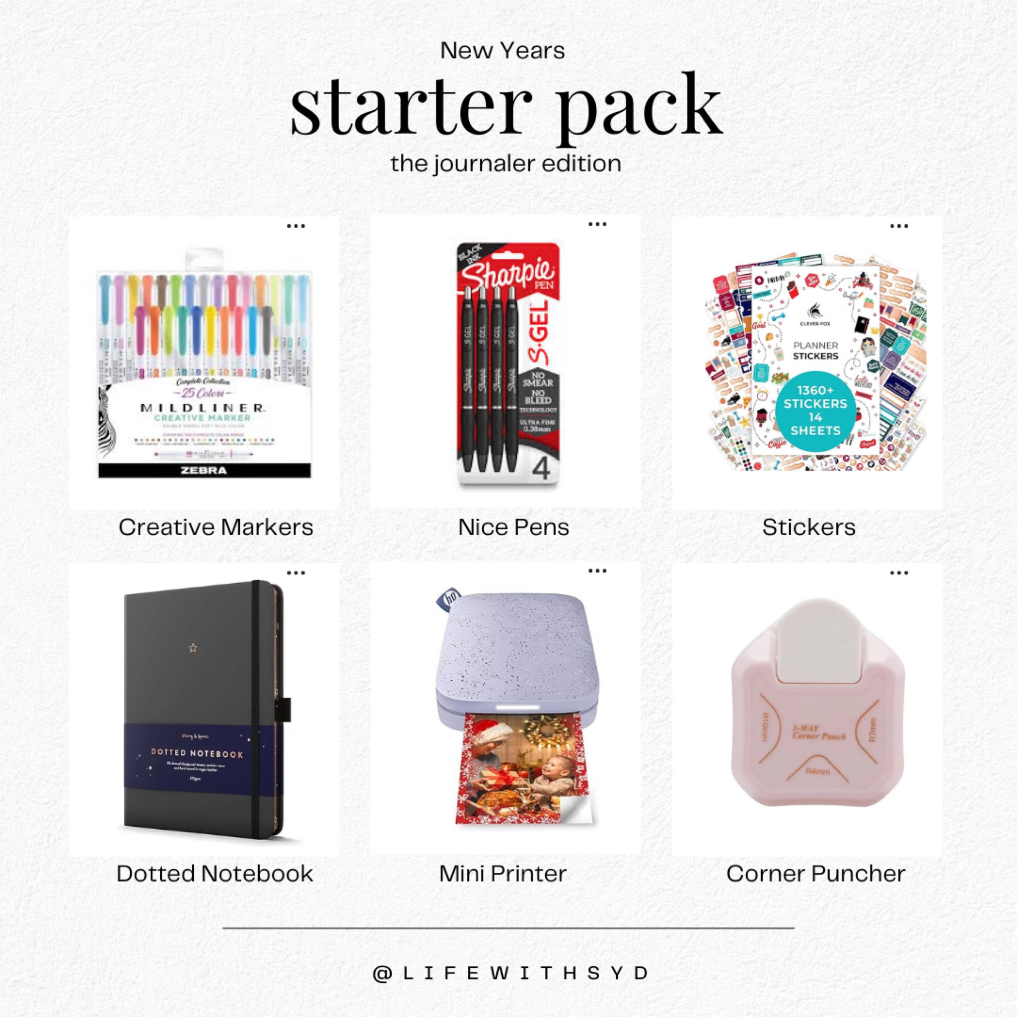 Is journaling a goal of yours for the new year?! If so, you’ll need the best supplies for get your creative journaling juices flowing! #journaling

#LTKGiftGuide #LTKFindsUnder100