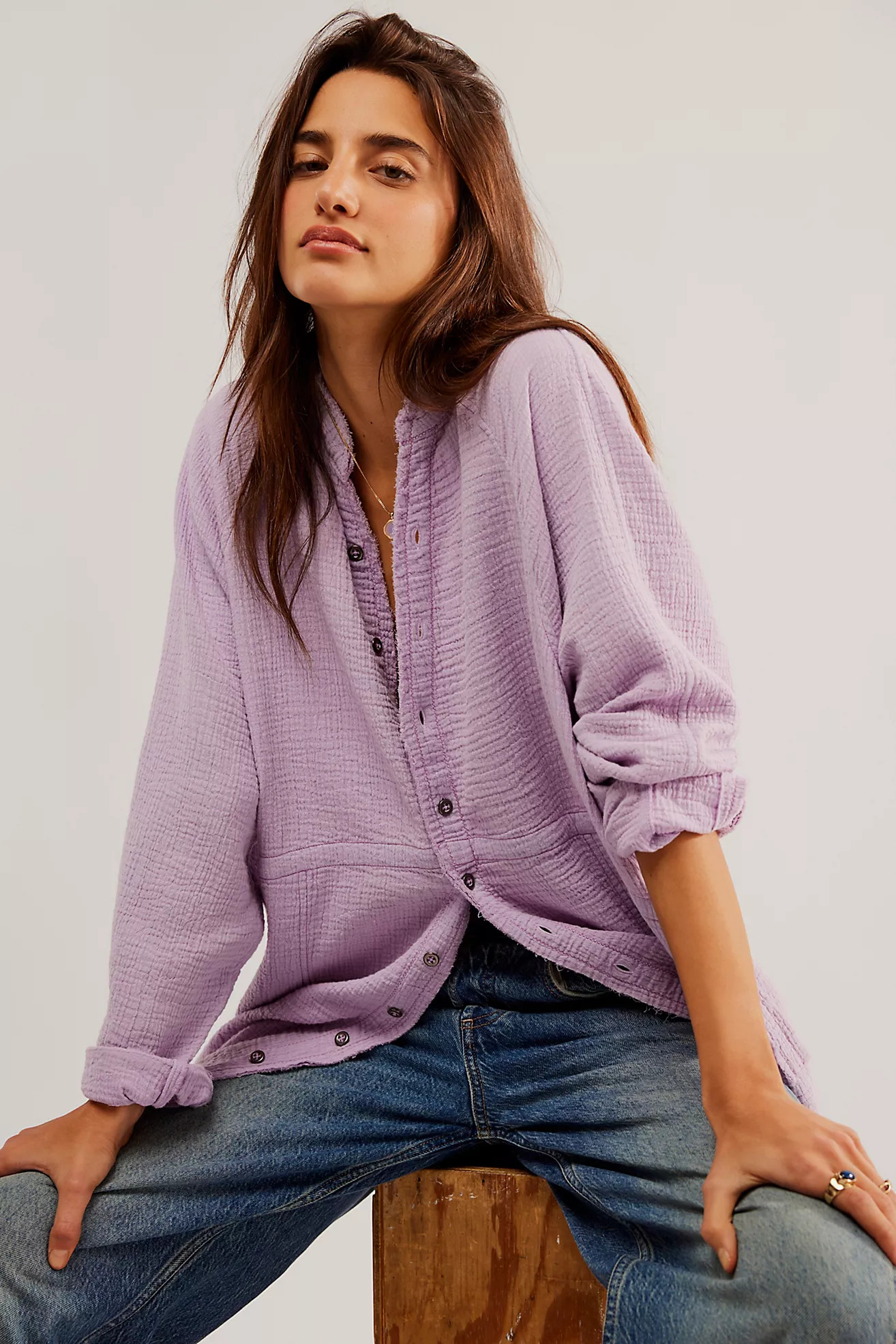 We The Free Summer Daydream Buttondown | Free People (Global - UK&FR Excluded)