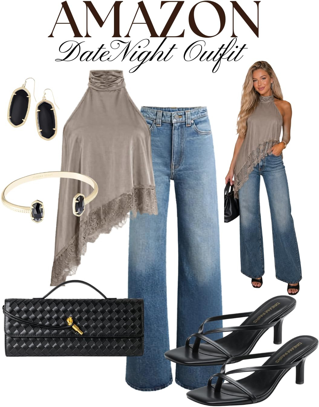 Date Night Outfit Inspo ✨ Chic Amazon Fashion Finds
Serving effortless glam with this neutral halter top, wide leg jeans, and sleek black accessories combo 🤍 The perfect Amazon outfit inspiration for date night, dinner with the girls, rooftop cocktails, or a classy casual evening look. Loving how elevated and feminine this outfit feels while still being comfortable and easy to wear. Save this chic Amazon fashion inspo for your next night out outfit idea!
#amazonfashion #datenightoutfit #amazonoutfits #amazonfinds #outfitinspo #fashioninspo #casualchic #widelegjeans #neutraloutfit #amazonstyle #streetstyle #effortlessstyle #amazonfashionfinds #summeroutfit #springoutfit #trendyoutfits #minimalstyle #classyoutfit #girlsnightoutfit #fashionideas #ootd #styleinspiration #amazonmusthaves #chicstyle #fashionblogger #affiliatelinks #ad 

 
