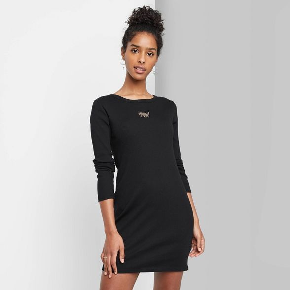 Women's Long Sleeve Bodycon Dress - Wild Fable™ | Target