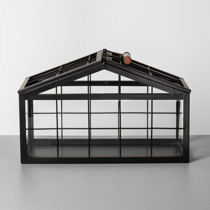 Black Metal Terrarium - Hearth & Hand™ with Magnolia | Target