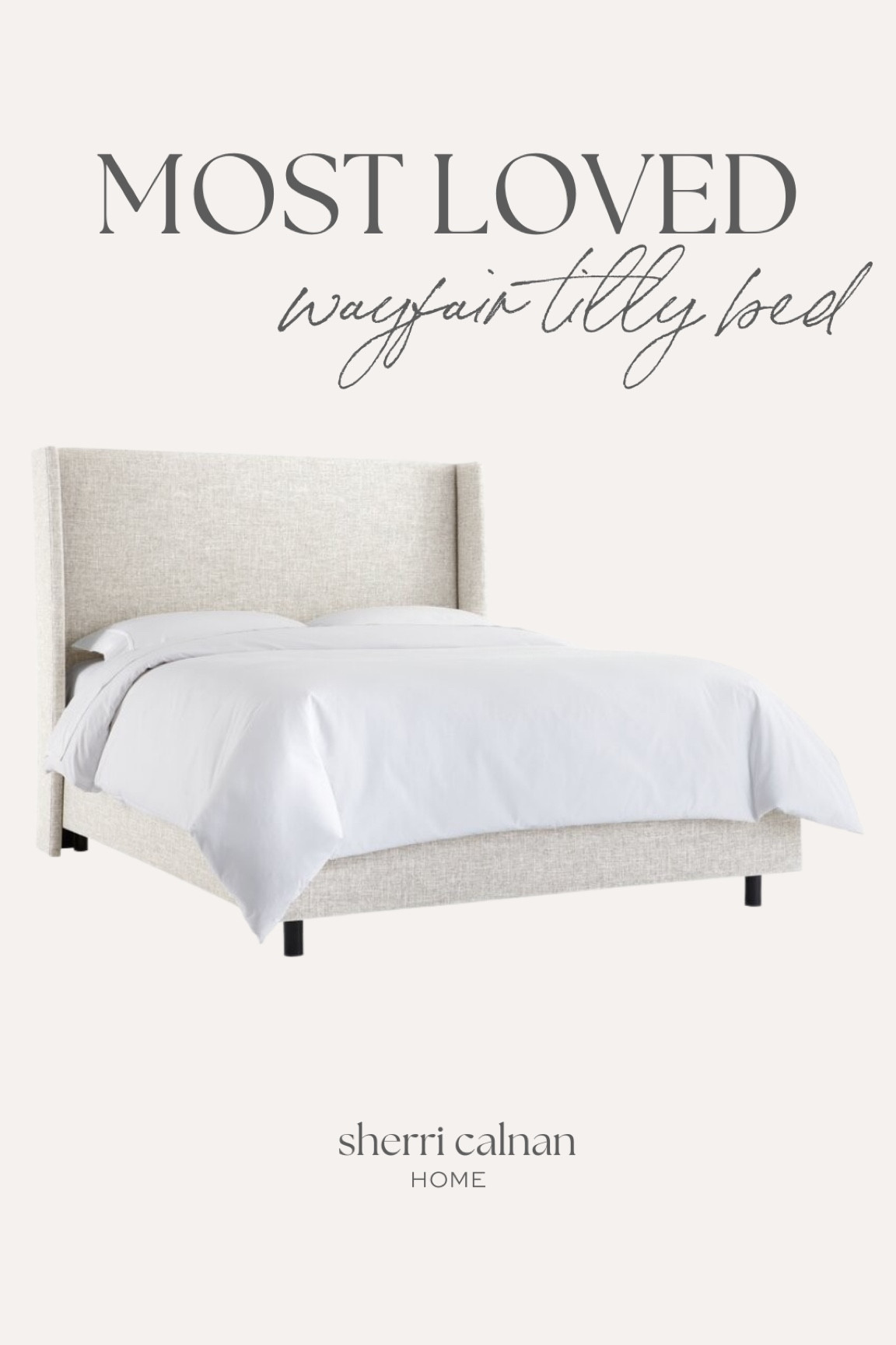 Tilly Upholstered Bed curated on LTK