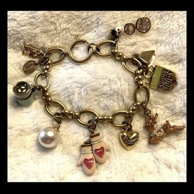 Juicy Couture 2006 Limited Holiday Charm Bracelet Cocoa Mug Reindeer Snowman | eBay | eBay US