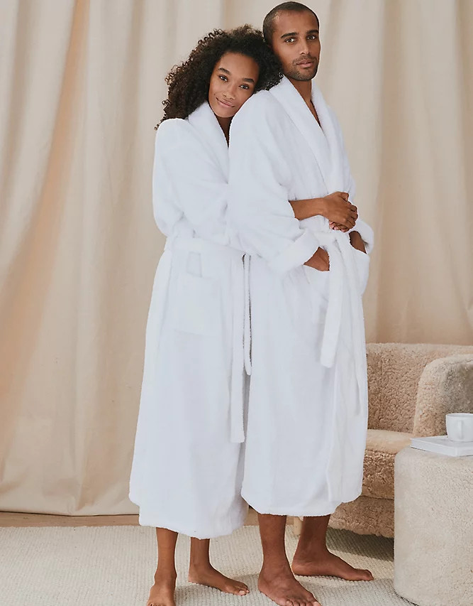 Unisex Organic Cotton Classic Robe | The White Company UK & ROW
