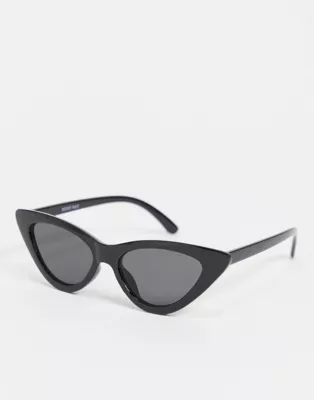 Noisy May cat eye sunglasses in black | ASOS (Global)