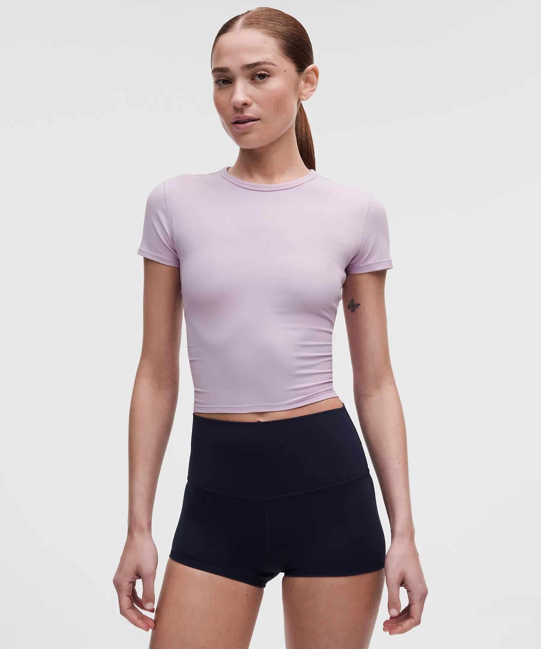 All It Takes Ribbed Keyhole Short-Sleeve Shirt | Lululemon (US)