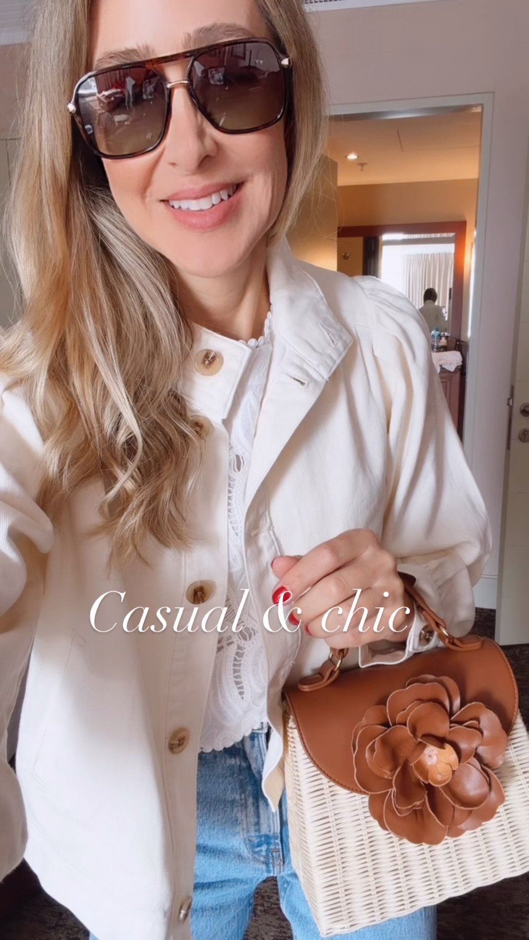 Casual & chic outfit I wore in Lima - Peru 
Light and stylish jacket 
Wearing a size small 
Gucci loafers very comfortable and so stylish 


#LTKOver40 #LTKTall #LTKTravel