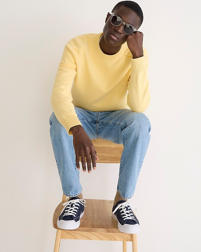 Heritage cotton crewneck sweater | J. Crew US