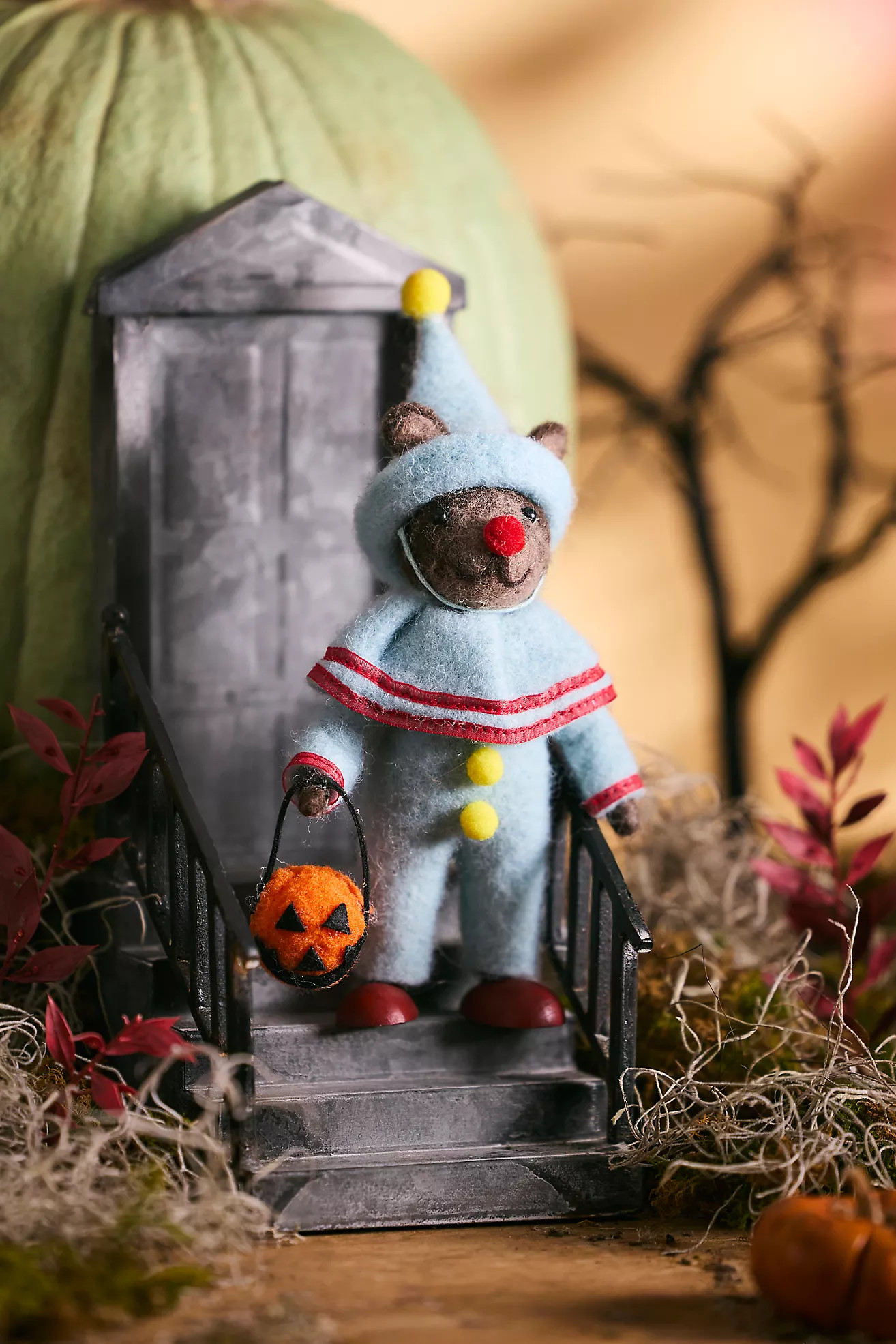 Halloween Clown Bear Felt Critter | Anthropologie (US)