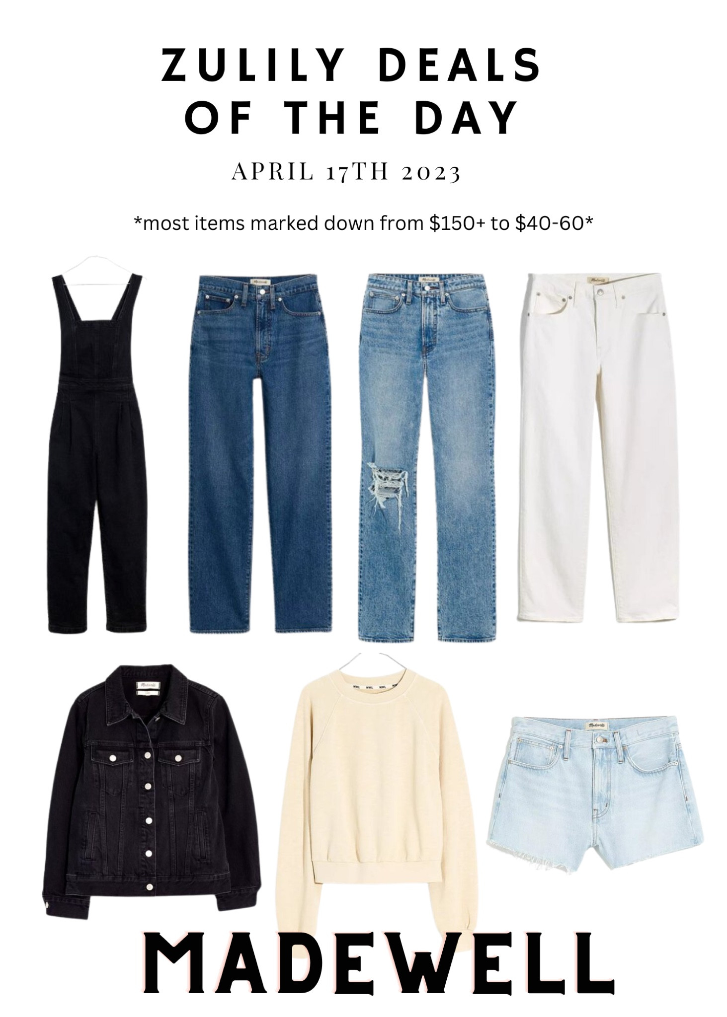EEEEKK!! For all my madewell lovers! Zulily is having a great sale! Huge markdowns (especially on denim) most items are marked down to $30-60! 

#LTKsalealert #LTKFind #LTKstyletip