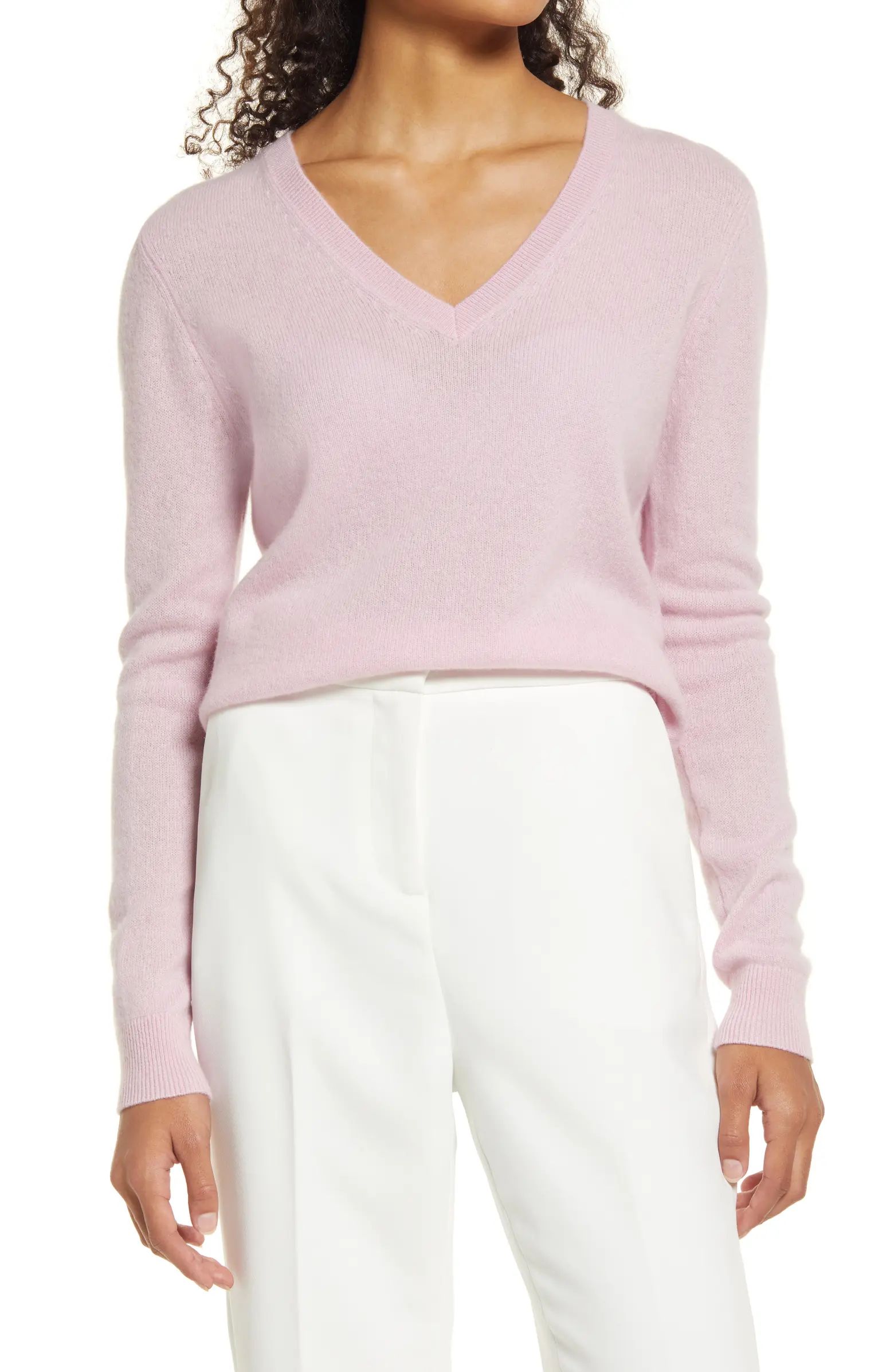 Cashmere Essential V-Neck Sweater | Nordstrom