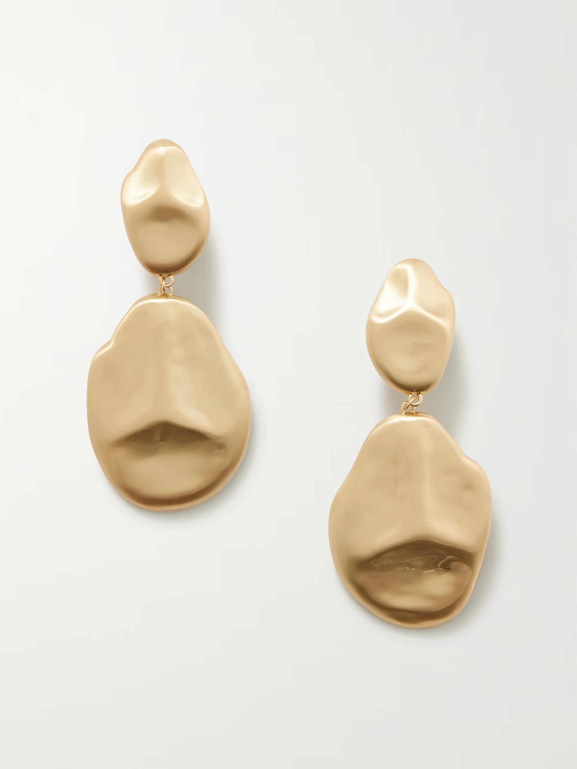 Dunia gold-tone clip earrings | NET-A-PORTER APAC