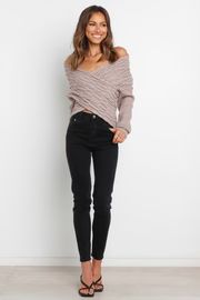 Manny Knit Sweater - Mocha | Petal & Pup (US)