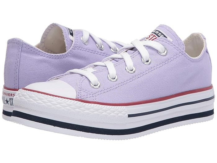Converse Kids Chuck Taylor(r) All Star(r) Platform EVA (Little Kid/Big Kid) (Moonstone Violet/Midnig | Zappos