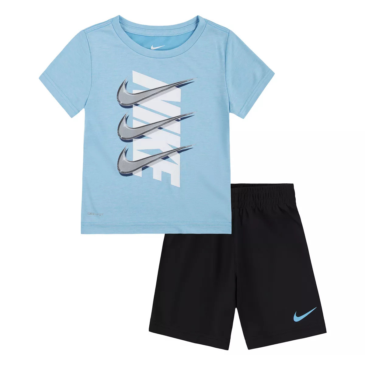 Toddler Boy Nike Dri-FIT Dropset Tee & Shorts Set | Kohl's