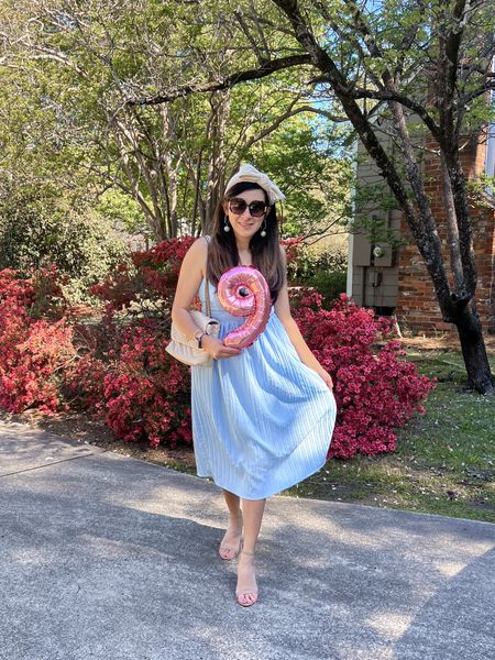 This blue dress for spring is perfect for any celebration… princess vibes 💙 get details here! 
 BrandiKimberlyStyle 

#LTKover40 #LTKstyletip