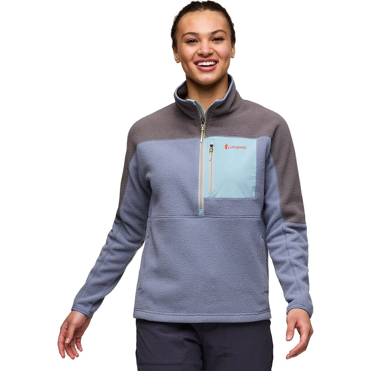 Cotopaxi Abrazo Fleece 1/2-Zip Jacket - Women's Cinder/Tempest, XS | Backcountry