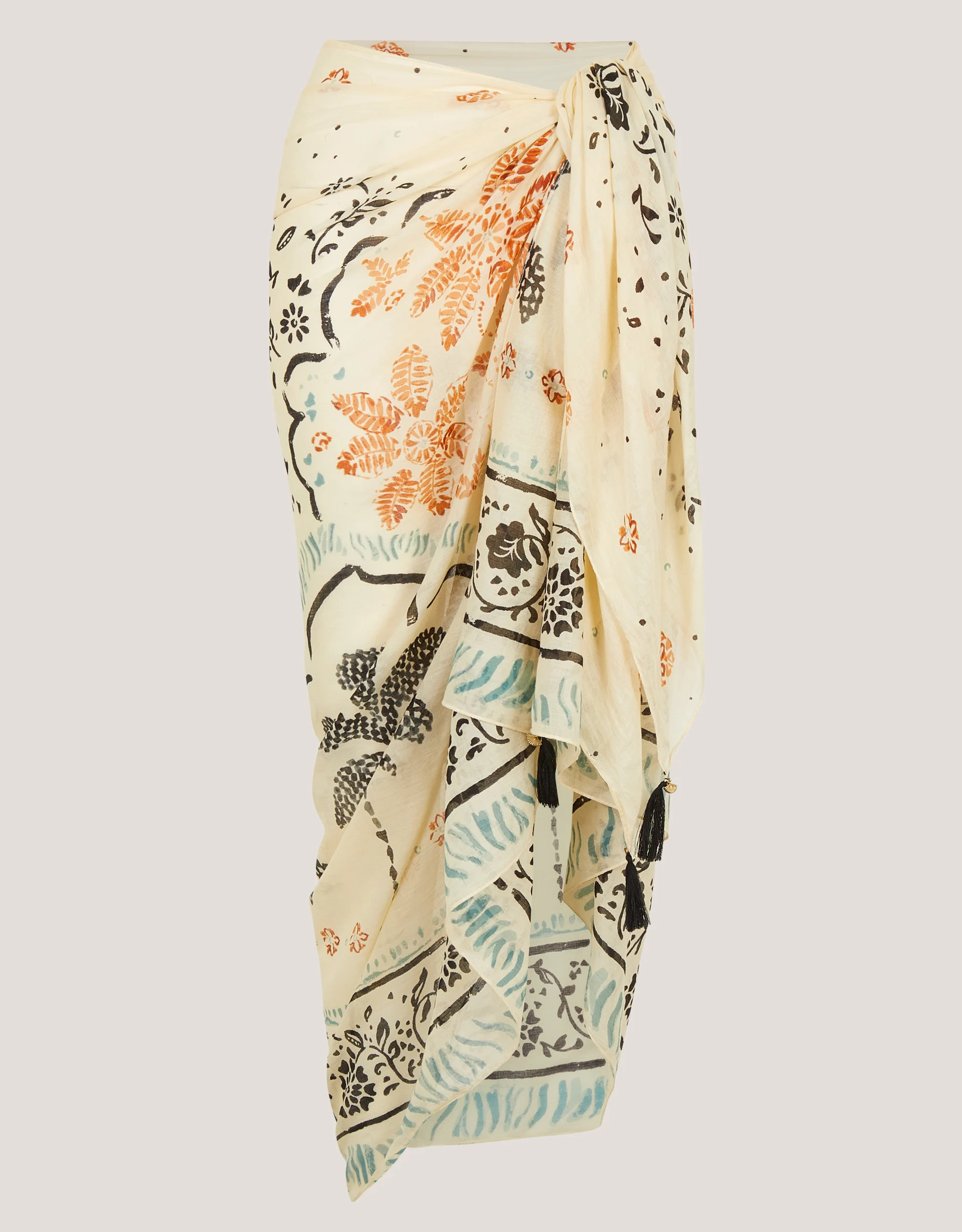 Aleah Tropical Print Sarong | Monsoon (UK)