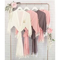 Bridesmaid Robes Cotton - Monogram For Women Lace Set Of 6 , 8, 5 10 Or You Choose Qty | Eb3184M Bri | Etsy (US)