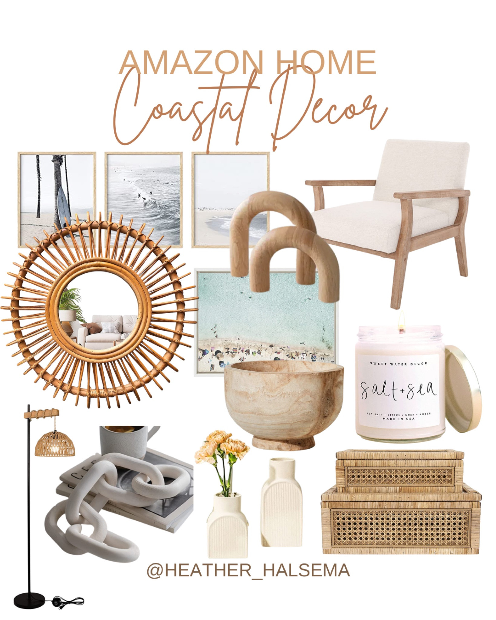 amazon home: coastal decor / these are the perfect amazon home decor finds for a coastal, boho home #amazonhome #bohodecor #coastaldecor #founditonamazon #homedecor #springhome 

#LTKhome #LTKunder50 #LTKfamily
