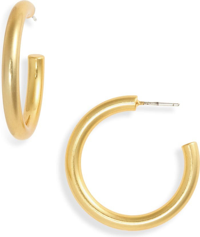 Chunky Medium Hoop Earrings | Nordstrom | Nordstrom