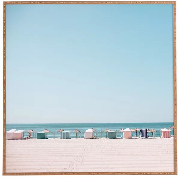 'Beach Huts' - Picture Frame Photographic Print on Paper | Wayfair North America