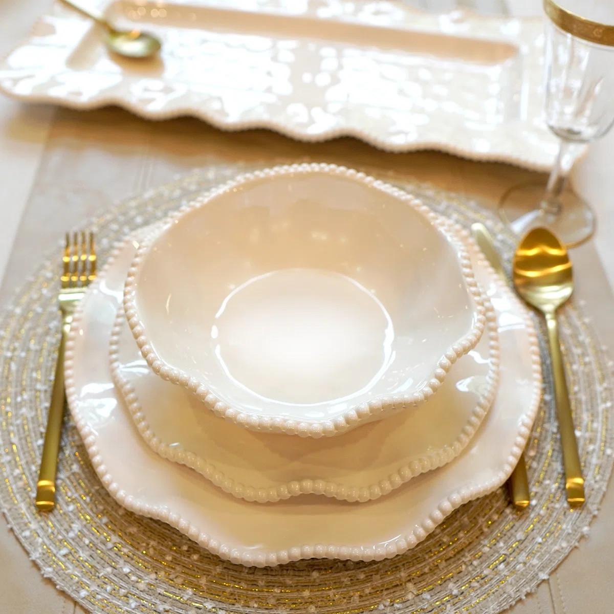 Certified International Perlette 22 oz. Melamine Dining Bowl (Set of 4) | Wayfair North America