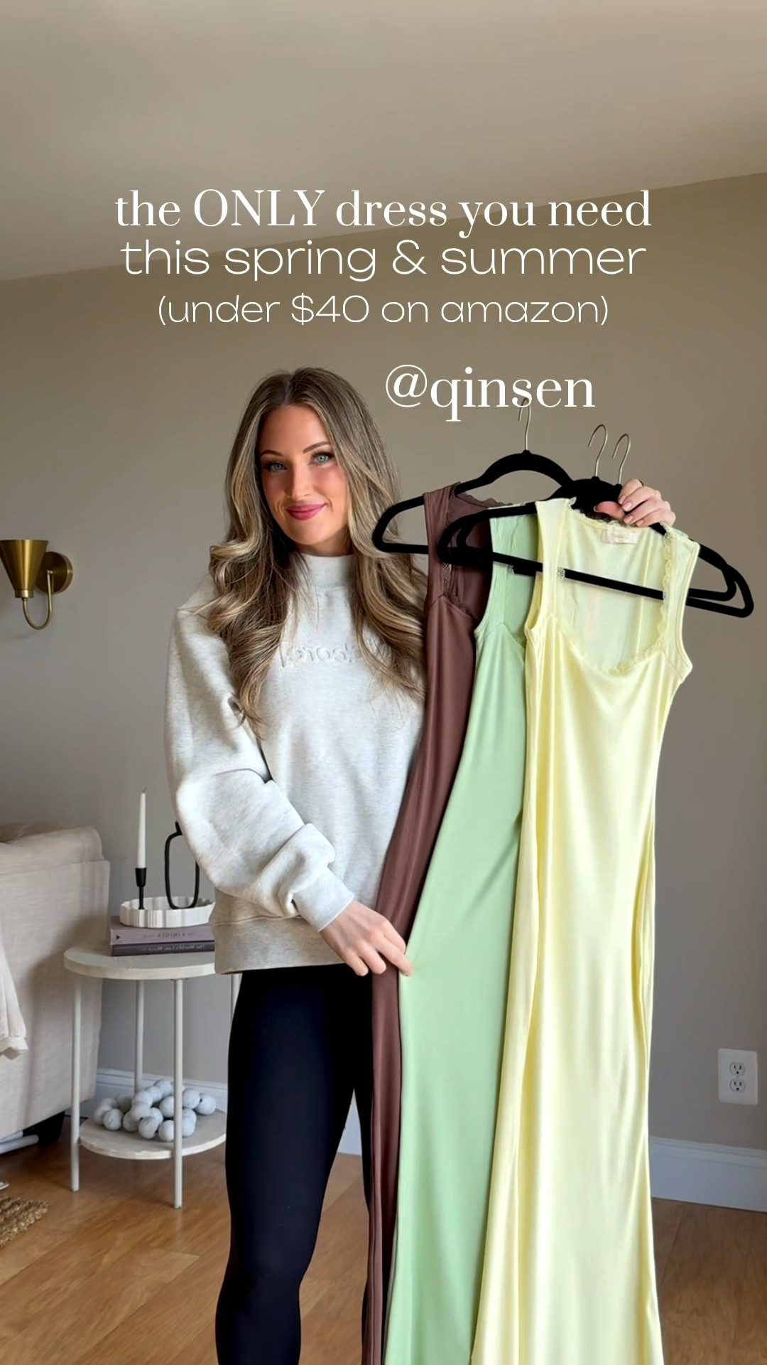Umm yeah you're gonna want this!! The perfect summer dress for under $40 on amazon + it comes in 15 colors! Thank you Qinsen!!

On my sf under: SPRING + SUMMER FASHION ☀️👙🍉

I'm 5'5 wearing a size small in these!

#amazonfashion #amazontryon #elevatedbasics #springoutfit #qinsen

#LTKootd #LTKSeasonal #LTKgrwm