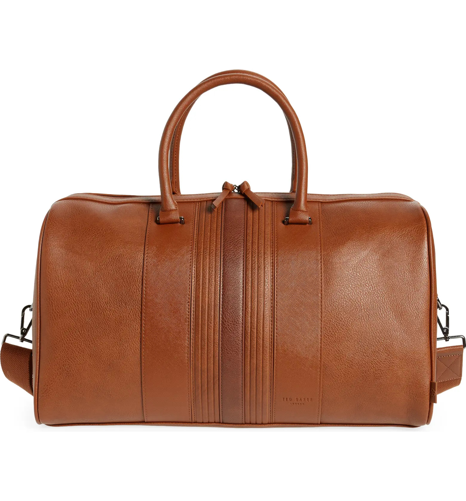 Everyday Stripe Faux Leather Holdall Bag | Nordstrom
